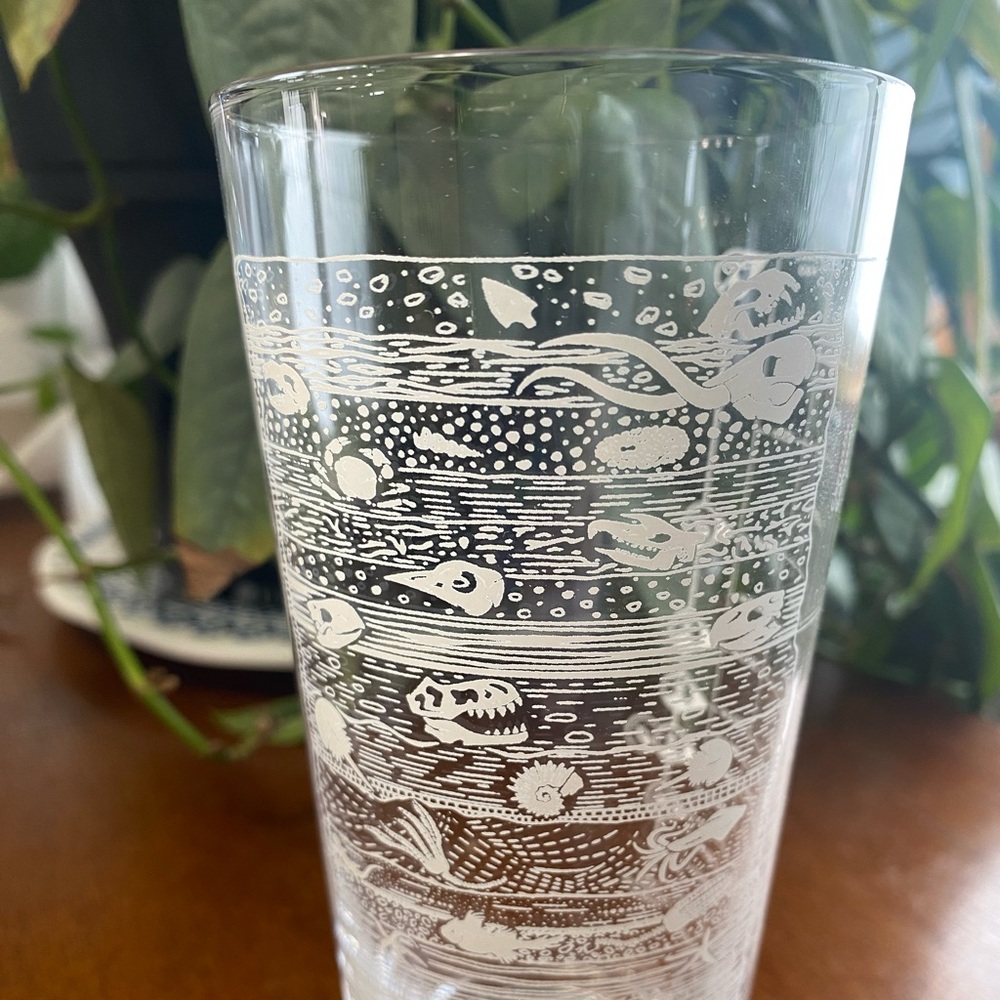 Cognitive surplus core sample beer glass